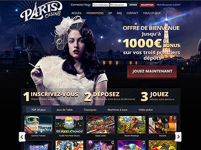 Jouer sur le casino en ligne Paris Casino