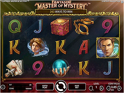 Machine à sous magie, Fantasini : Master of Mystery