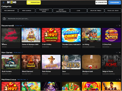 Retrouvez les meilleurs bonus et promotions pour jouer sur le casino en ligne Betzino