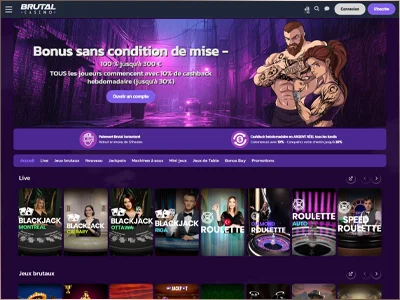 Avis et bonus 2025 Brutal Casino : Le nouveau poids lourd des casinos crypto