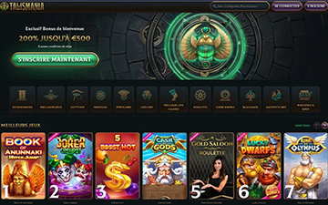 Jouer sur le Casino Talismania