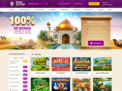 Casino Wild Sultan en ligne