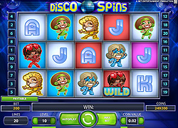 Jouer � Disco Spins machine � sous 3D sur My Bet Casino
