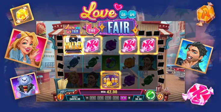 La machine à sous de l'Amour : Love is in the Fair pour fêter la Saint Valentin 2024
