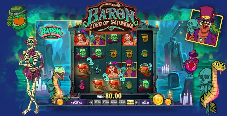 Baron Lord of Saturday : Plongez dans l'univers Voodoo avec Play'n GO