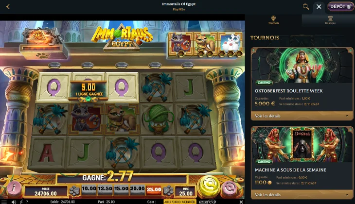 L'interface conviviale du casino en ligne Talismania