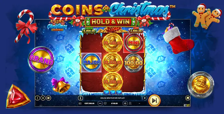 Coins of Christmas : la nouvelle machine à sous Betsoft qui va illuminer Noël 2024 !