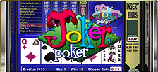 Jouer sur la machine à sous Video Poker Joker Poker