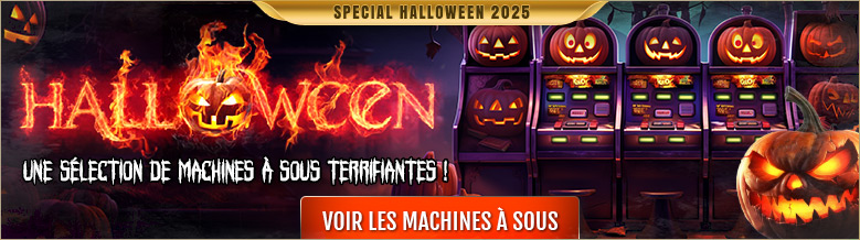 Découvrez une sélection de machines à sous spéciales Halloween !